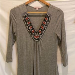 ‼️SALE‼️Romeo & Juliet Cout.Beaded 3/4 sleeve maxi